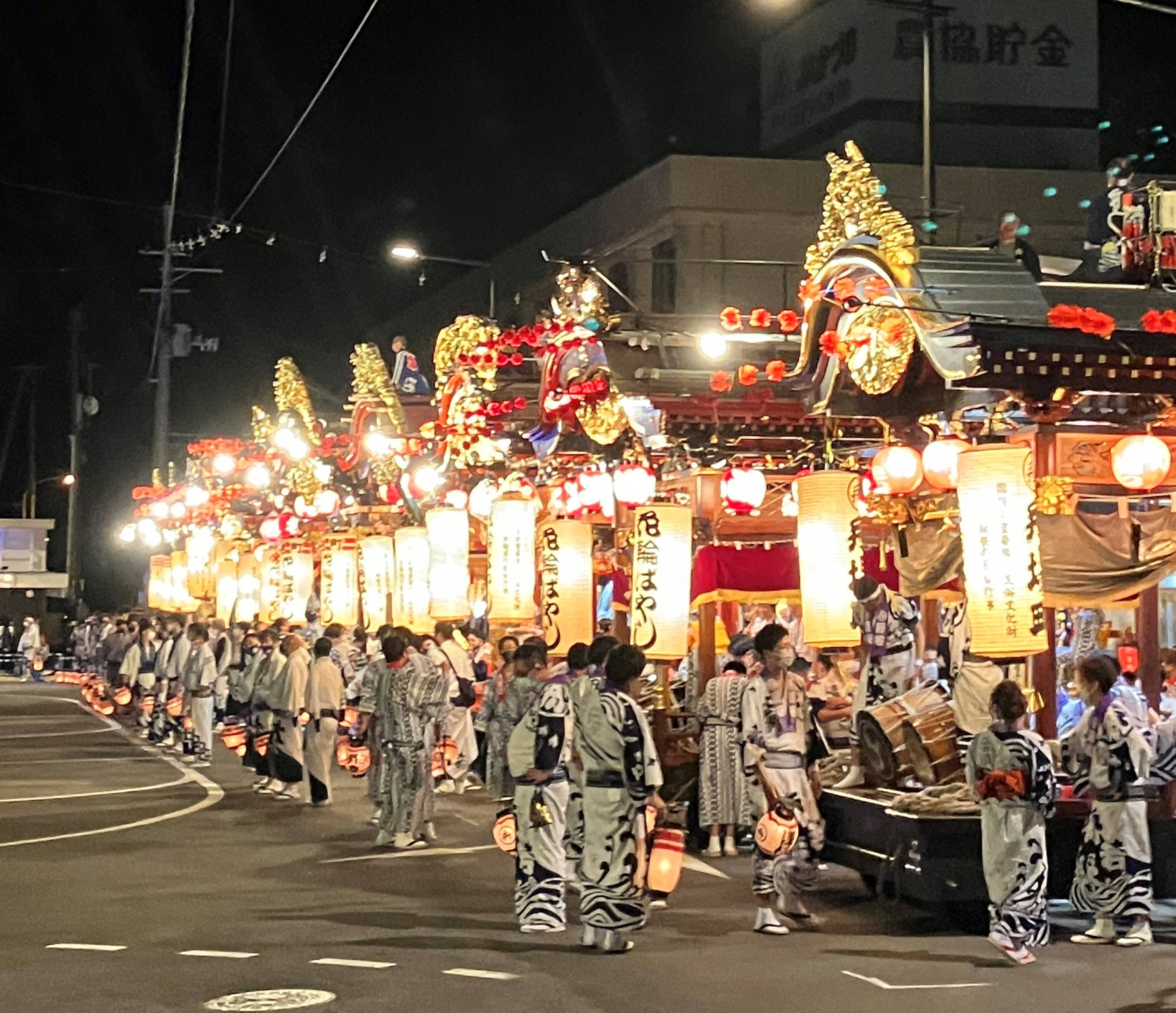 3年ぶり花輪ばやし開催！ AKBT 土崎港店のブログ 写真1