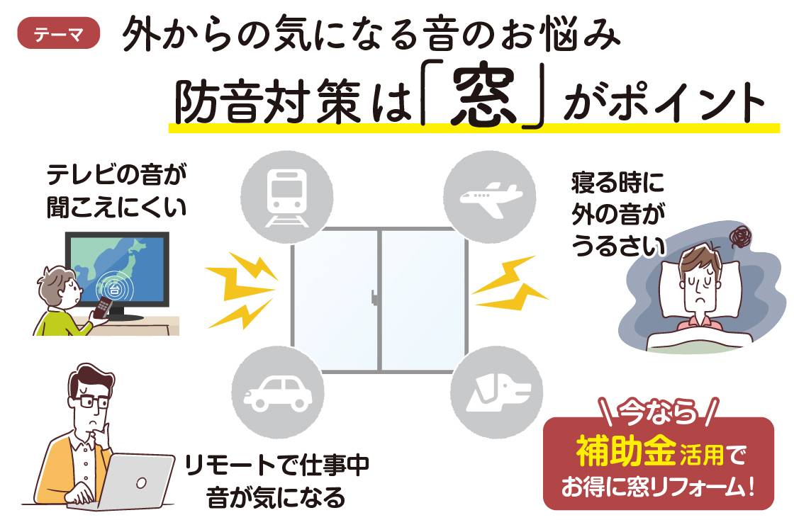 外からの気になる音のお悩み 防音対策は「窓」がポイント 城南ケンソーのブログ 写真2