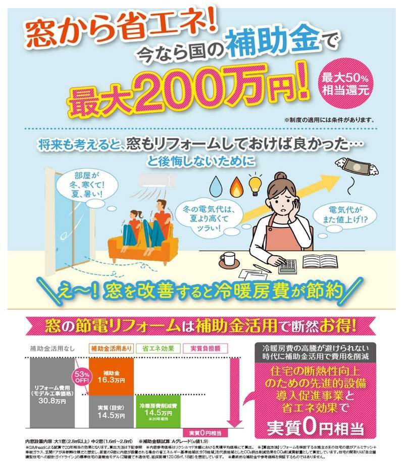 国の補助金 最大200万円！ 桶庄トーヨー住器のイベントキャンペーン 写真1