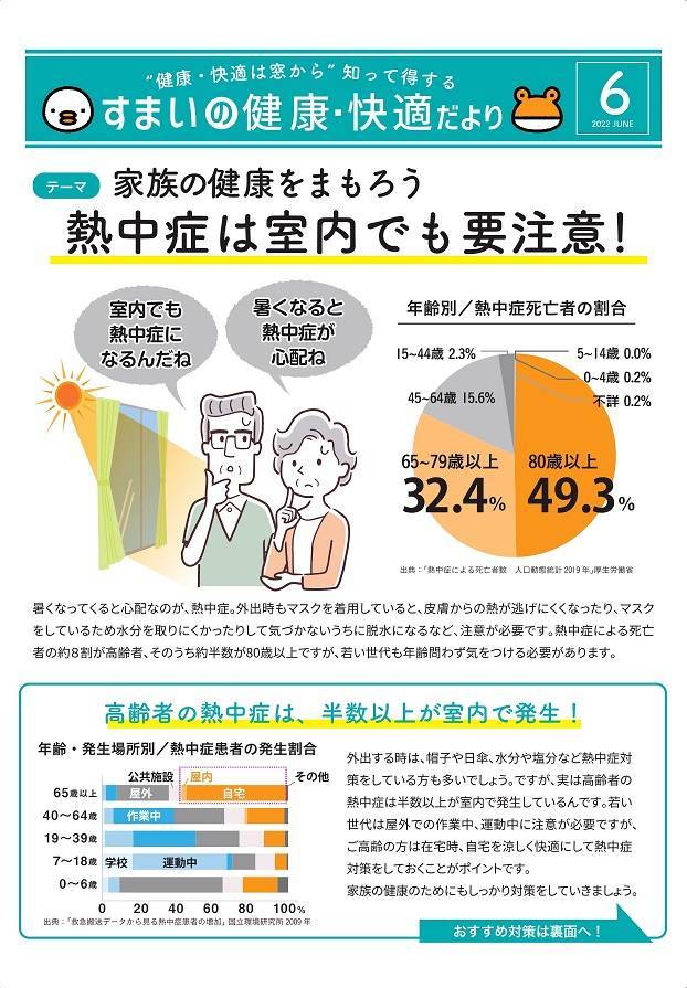 家族の健康を守りましょう！ ダイワトーヨー住器のブログ 写真1