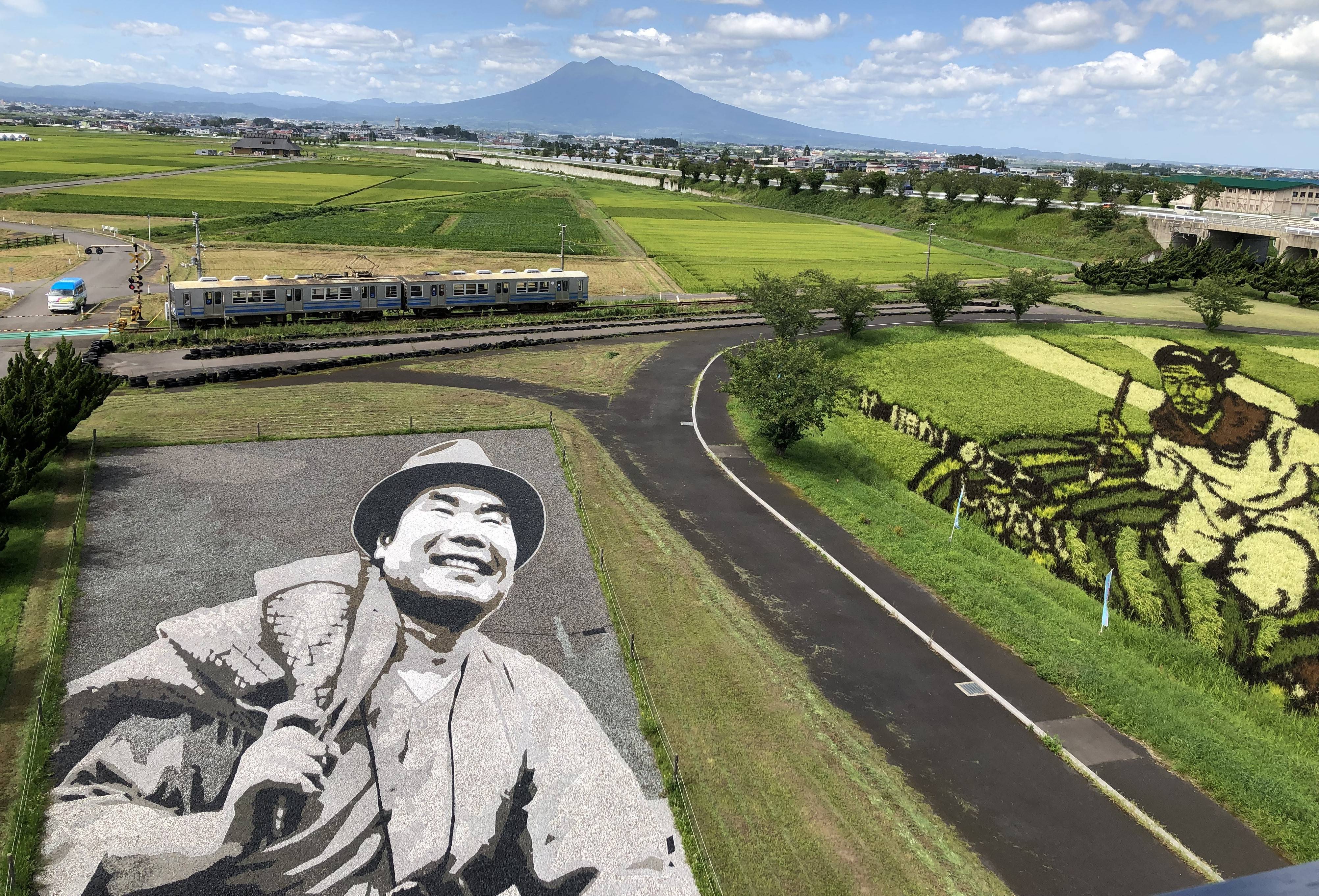 田舎館村🌾田んぼアート２ 鎌田トーヨー住器のブログ 写真4