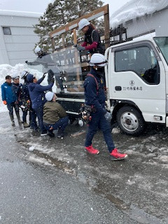 竹原屋本店の＃店舗のガラス破損👉ヒビが入ってしまった('Д')の施工前の写真2