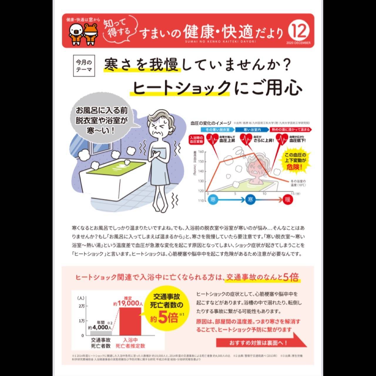 すまいの健康・快適だより12月号 原口建材店 熊本のブログ 写真1