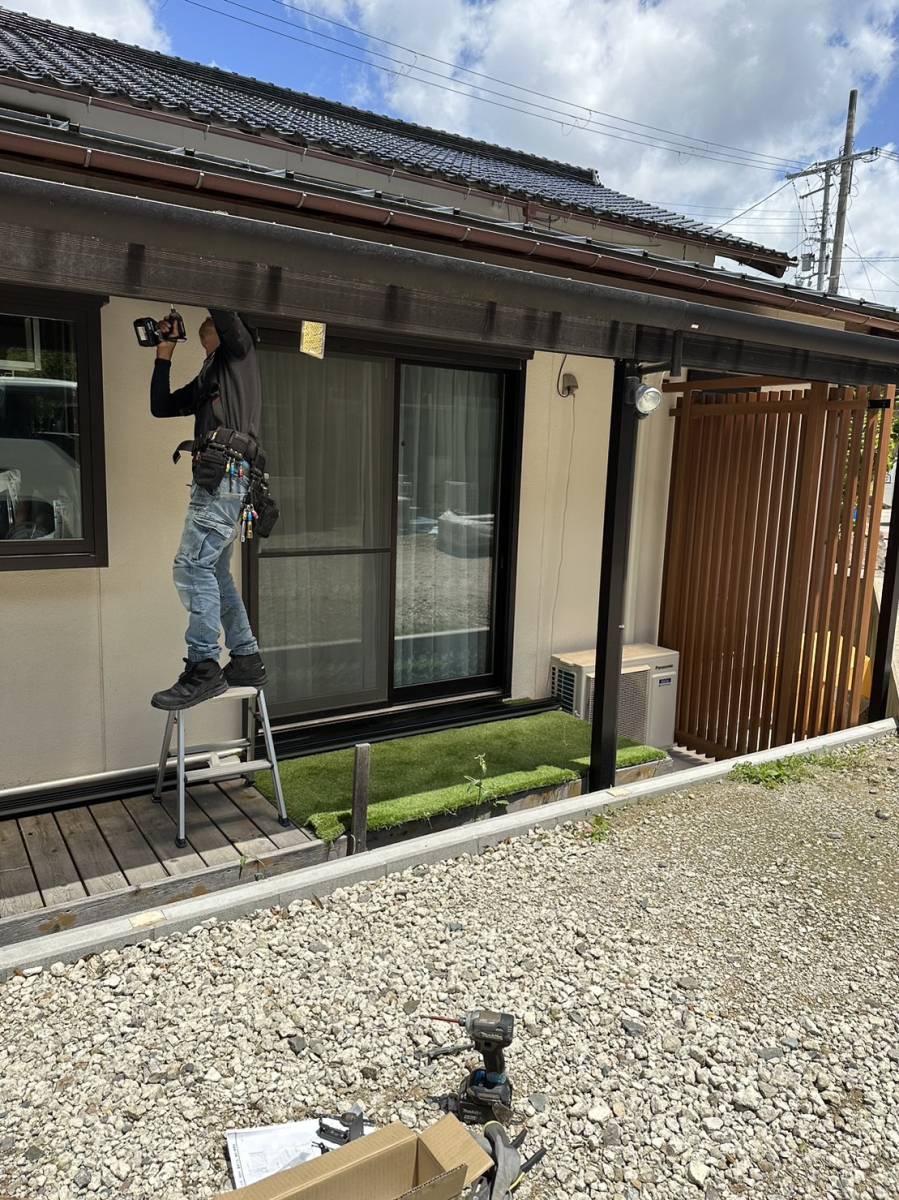 八鹿アルミ 福知山店の夏本番に備えて🏝️🏖️の施工前の写真3