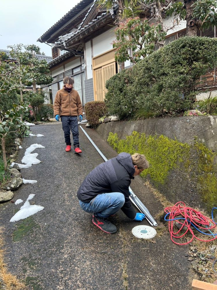 八鹿アルミ 福知山店の助成金を利用💵✨転倒防止！【手すり設置】✨の施工前の写真3