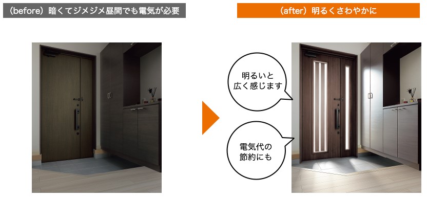 更埴トーヨー住器の断熱材工事に伴い木製ドアも寒いとのことから断熱タイプの玄関に交換ご希望(長野市)の施工事例詳細写真10