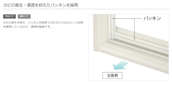 更埴トーヨー住器の折戸破損している為交換のご希望(長野市)の施工事例詳細写真2