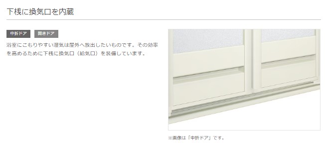 更埴トーヨー住器の折戸破損している為交換のご希望(長野市)の施工事例詳細写真4