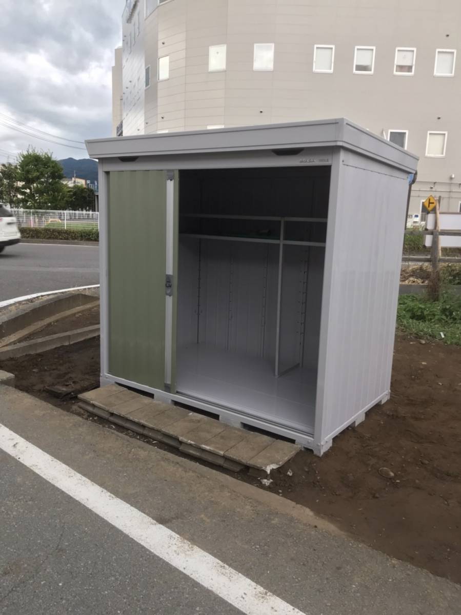 更埴トーヨー住器のゴミ置き場が劣化で錆びているので交換したいとご希望(千曲市)の施工後の写真2