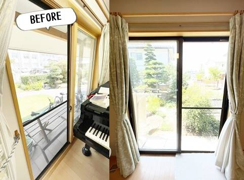 更埴トーヨー住器のせっかく補助金があるなら…西日が暑く、音漏れも心配なのでこの機会に内窓を付けたいとご相談(千曲市)の施工前の写真1