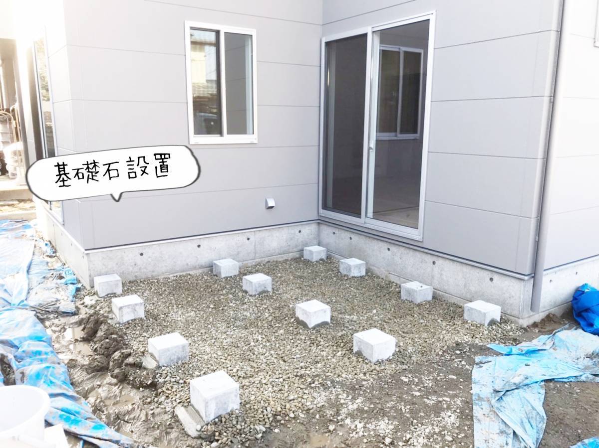 更埴トーヨー住器のいろんな使い勝手が幅広く出来るウットデッキがほしいとご希望(長野市)の施工前の写真2