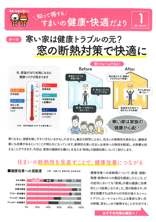 すまいの健康・快適だよりー１月号ー 茨城県北トーヨー住器のイベントキャンペーン 写真1
