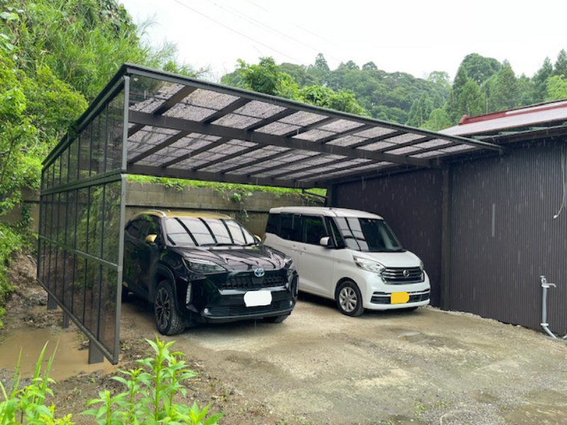 桶庄トーヨー住器の車庫の老朽化により新しく立て直し！専門店だからこその提案力です【千葉県】【茂原市】【車庫】の施工後の写真2