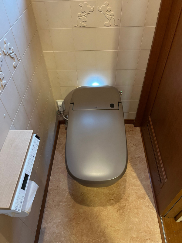 桶庄トーヨー住器の今話題‼トイレが自動泡洗浄で充実した快適生活を♪の施工後の写真2