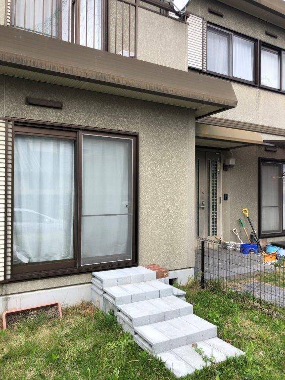 千葉トーヨー住器のサンルーム設置の施工前の写真1