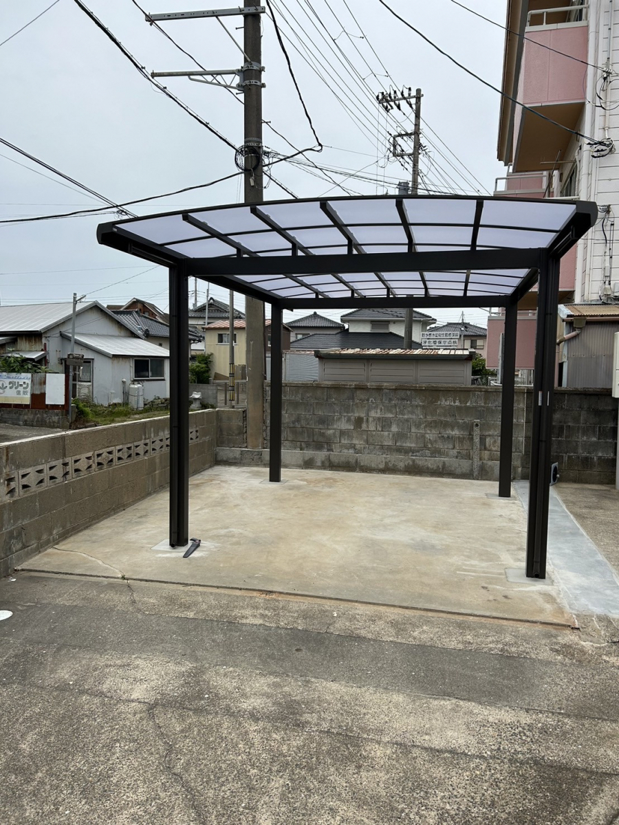 カワカの銚子市　エクステリア　カーポート　リフォーム　工事の施工後の写真2