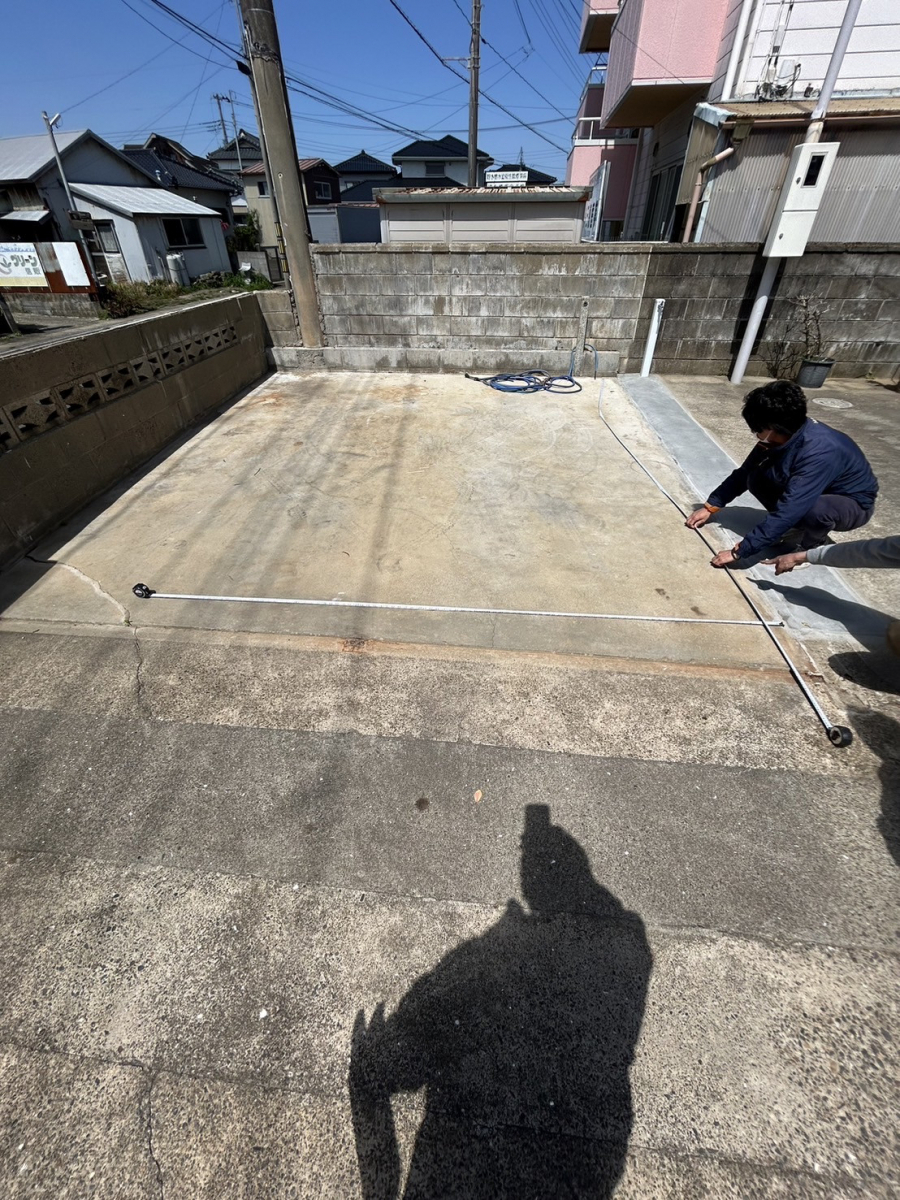 カワカの銚子市　エクステリア　カーポート　リフォーム　工事の施工前の写真2
