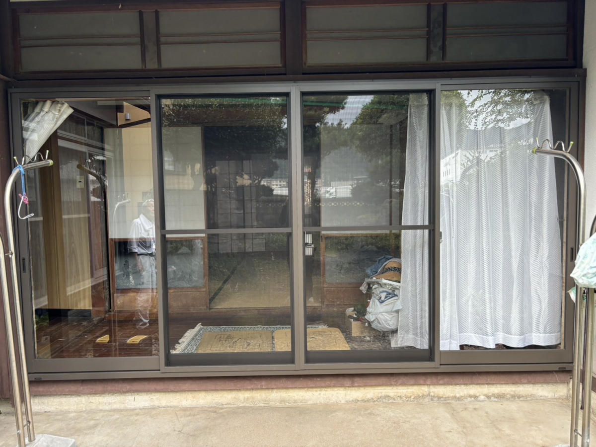 押田屋の木製建具からアルミサッシへ！の施工後の写真1