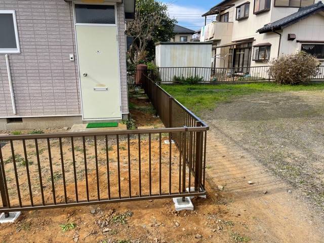 十倉トーヨー住器のフェンス工事の施工後の写真1