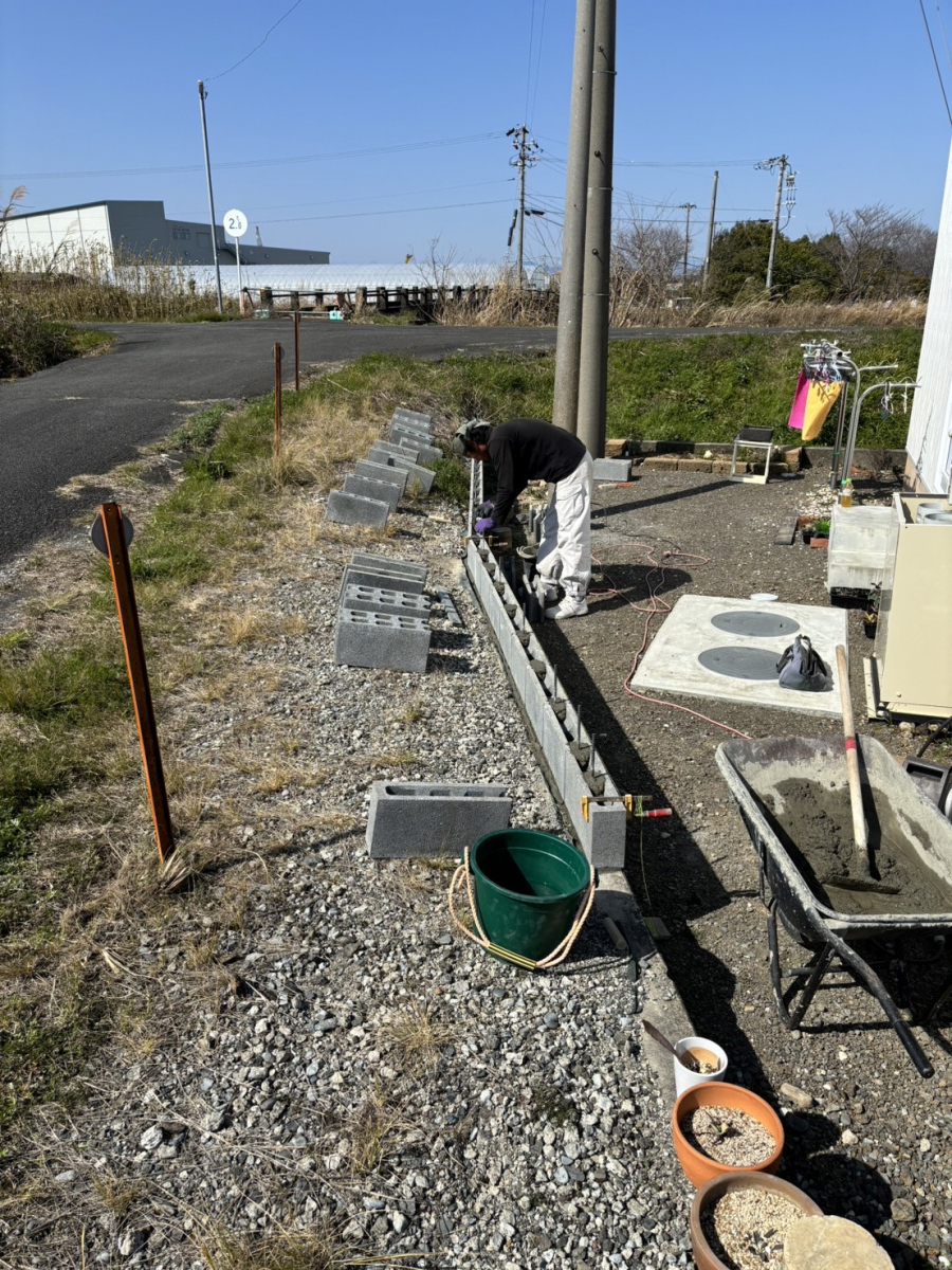 セイナントーヨー住器の道路や隣地からの視線をカットの施工前の写真2