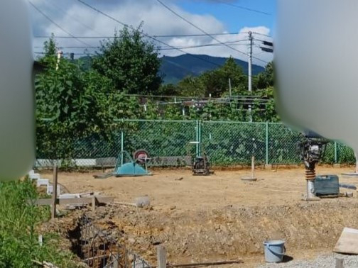 永光トーヨー住器の気仙沼市　物置設置工事の施工前の写真1