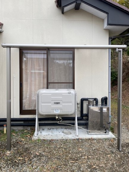 永光トーヨー住器の気仙沼市　テラス設置工事の施工後の写真1