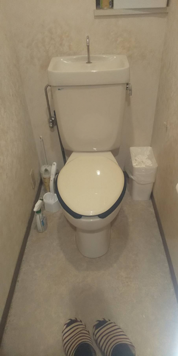 リフォームショップミナトのトイレのリフォームの施工前の写真1