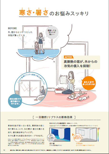 笠間トーヨー住器の水戸市　取替窓工事の施工後の写真3