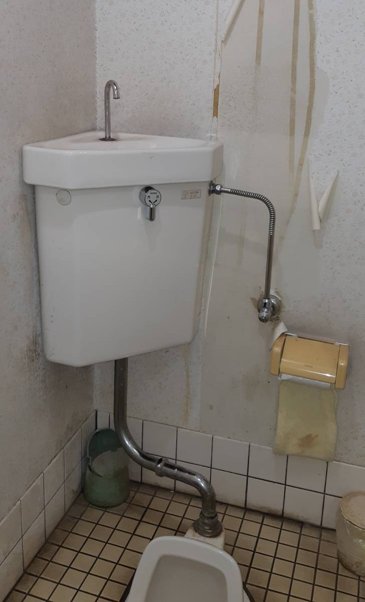 杉戸ウインドトーヨー住器のトイレ改装工事（和式トイレから洋式トイレ）の施工前の写真2