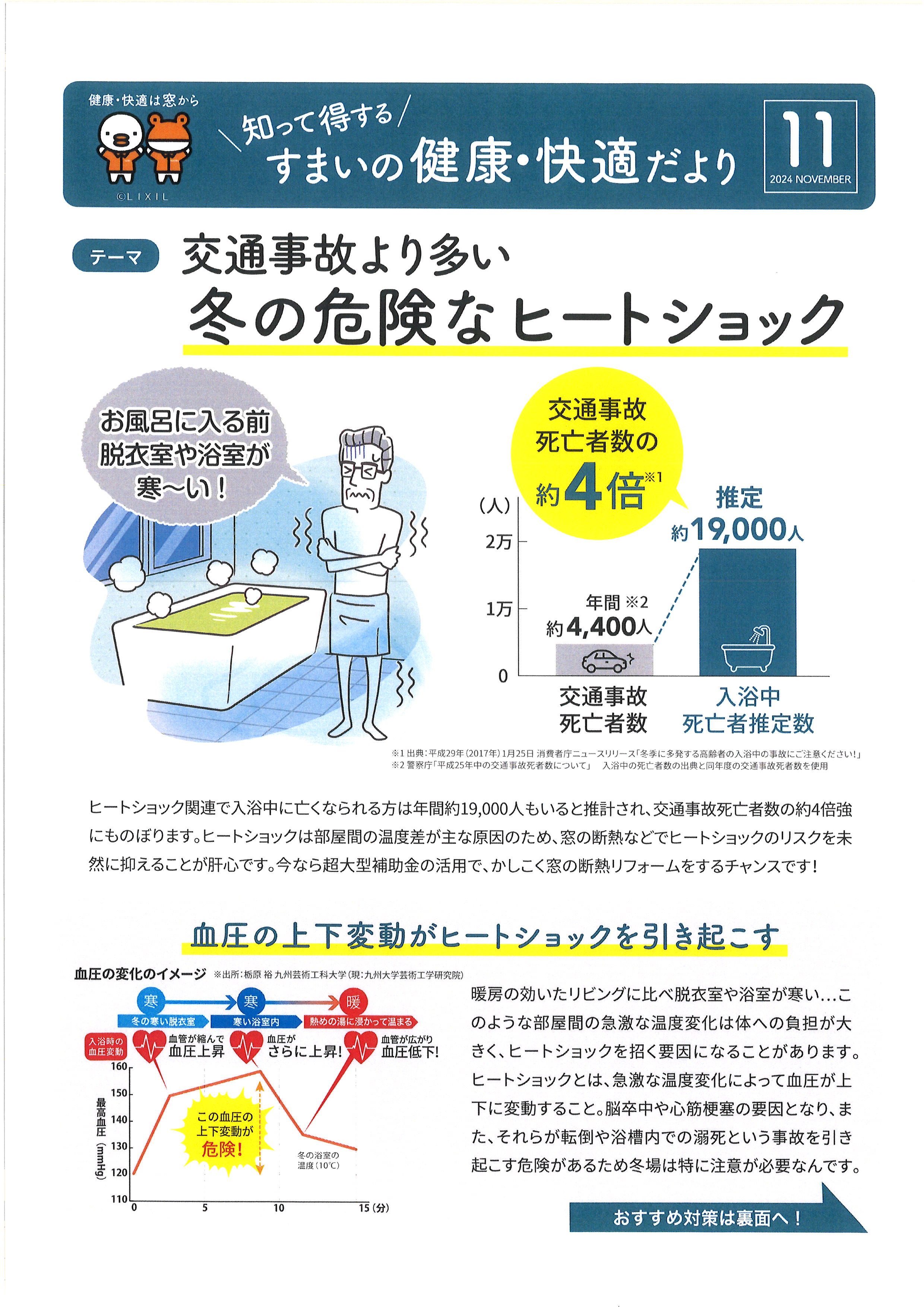 すまいの健康・快適だより11月 飯田トーヨー住器のブログ 写真2