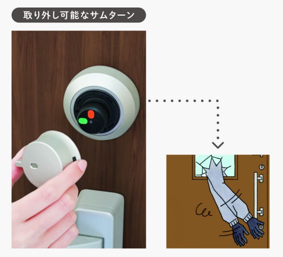 ミヤザキトーヨー住器の【リシェント玄関引戸】設置する事で防犯性がアップします!!!の施工事例詳細写真3