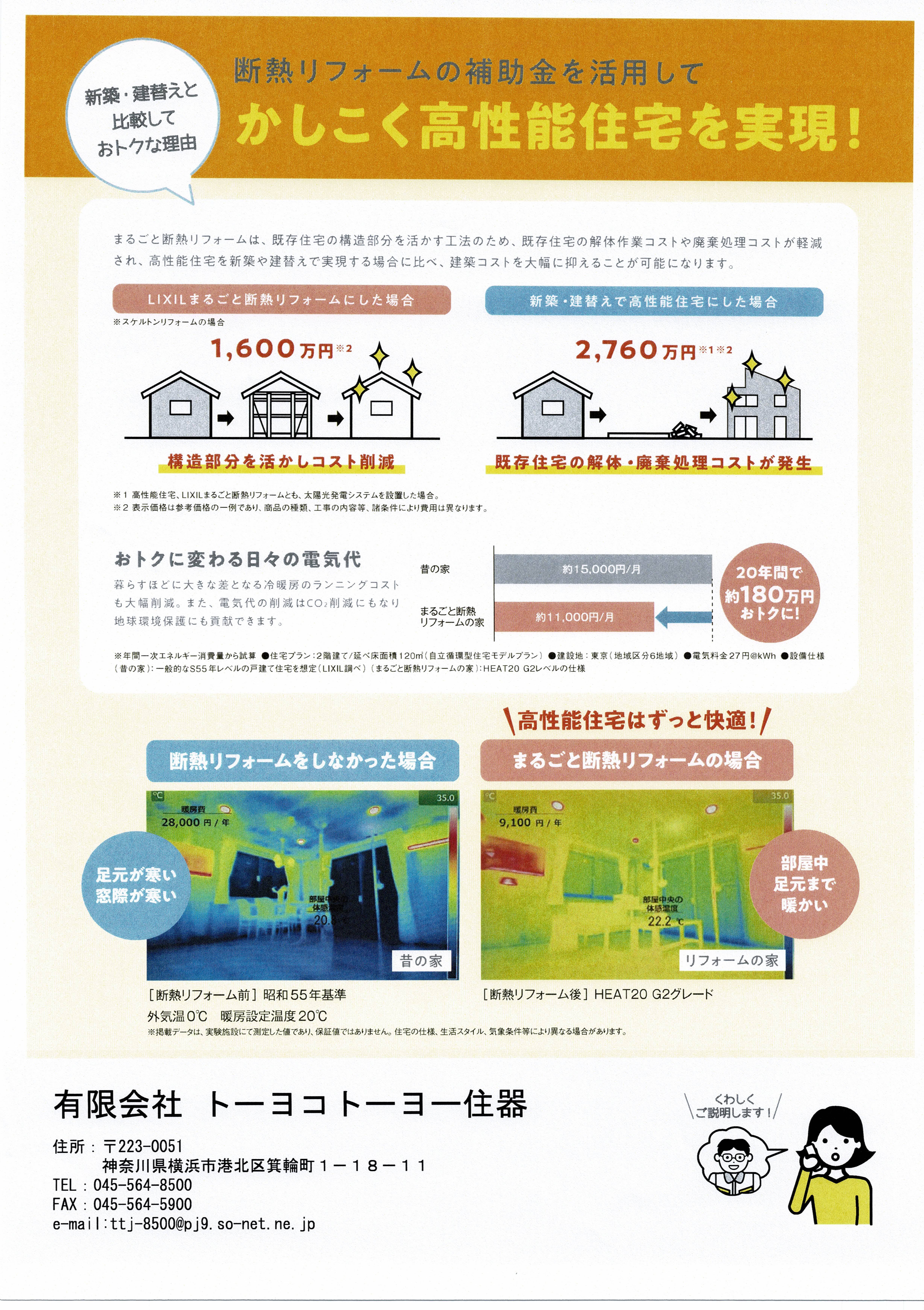 断熱リフォーム トーヨコトーヨー住器のイベントキャンペーン 写真1