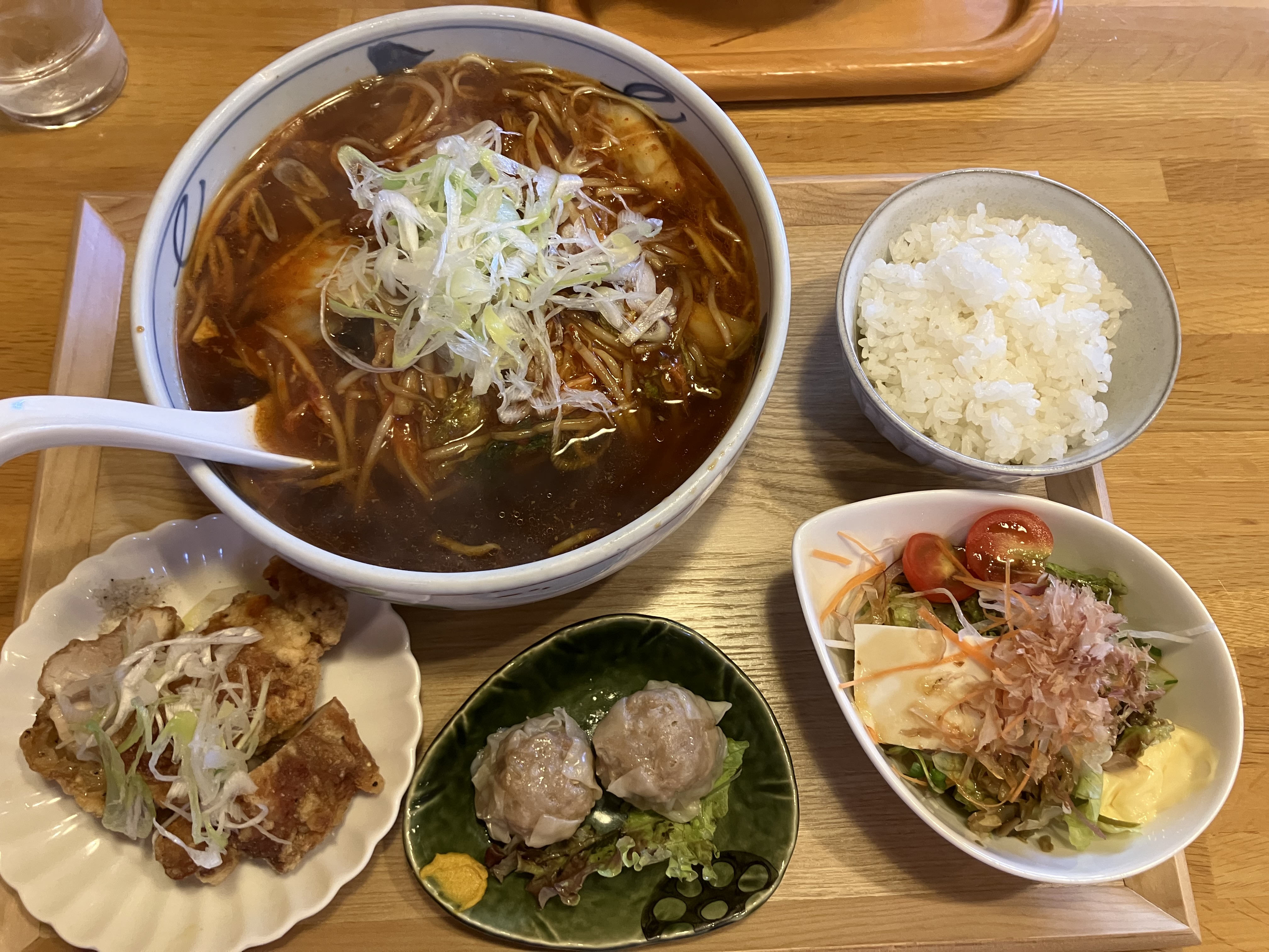 たまに食べたくなる中華セット 静岡市「松楽」さんに行きました！ 石田ガラスサッシ販売のブログ 写真1