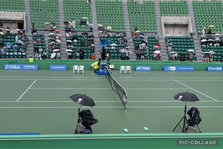 初めてのテニス観戦🎾 ウィーテックのブログ 写真1