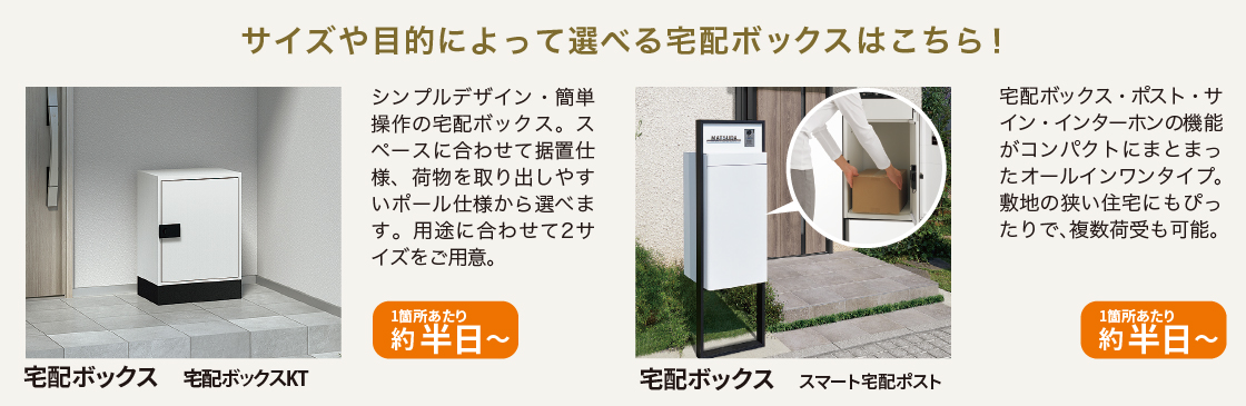 常陸トーヨー住器の【ひたちなか市】ファンクションユニットウィルモダン　宅配ボックス付仕様の施工事例詳細写真2