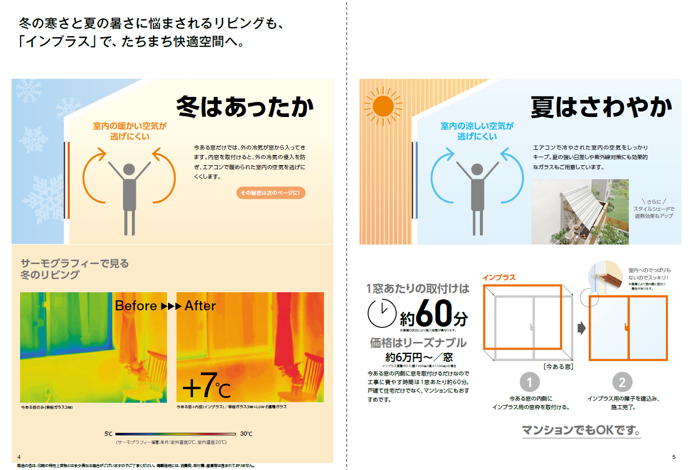 青梅トーヨー住器 松戸店の【インプラス】３ヶ所の窓に内窓設置 工事の施工事例詳細写真2