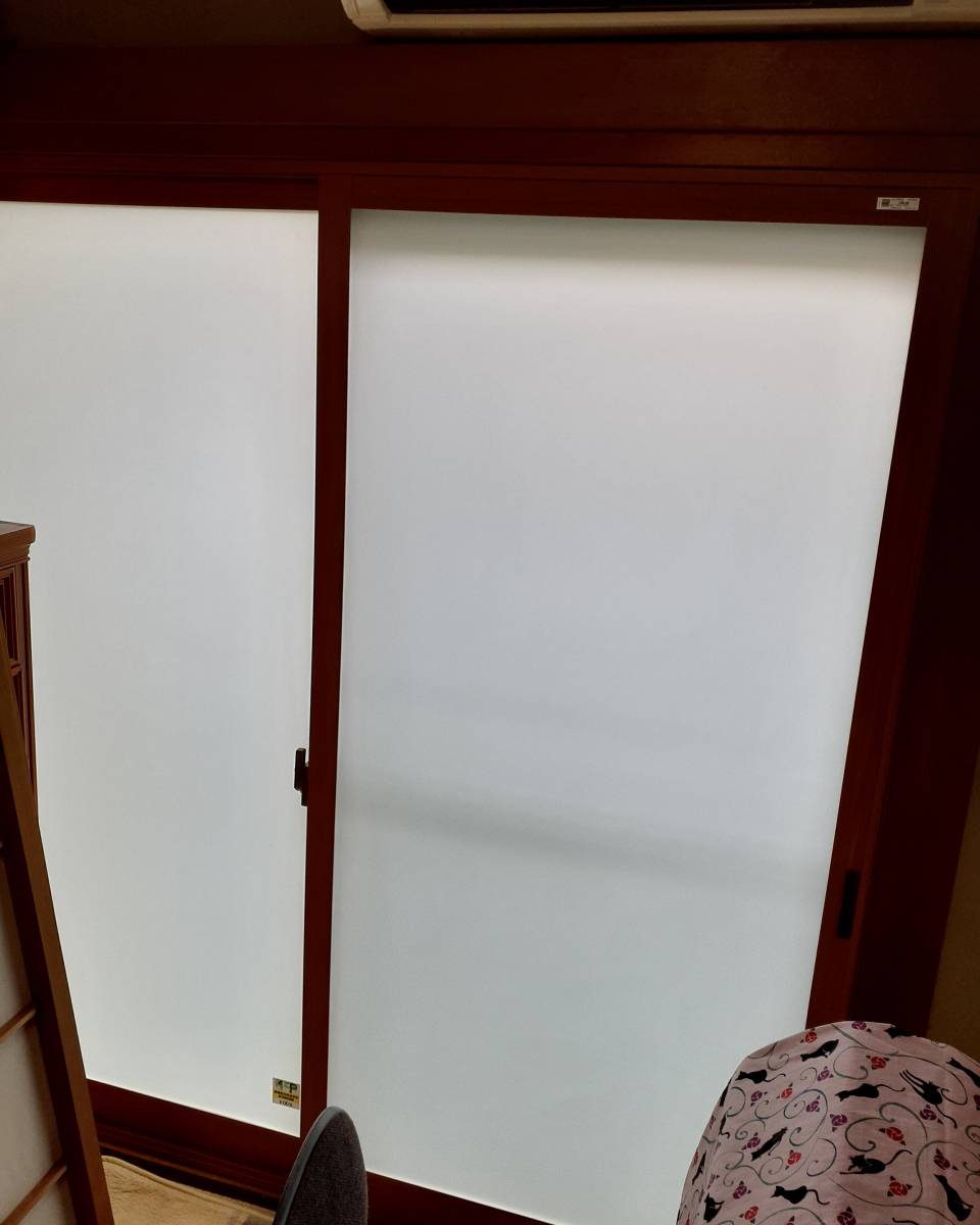 0947 ドア 白 窓枠 ガラス D34×W610×H2031㎝ 愛知県岡崎市 - 家具