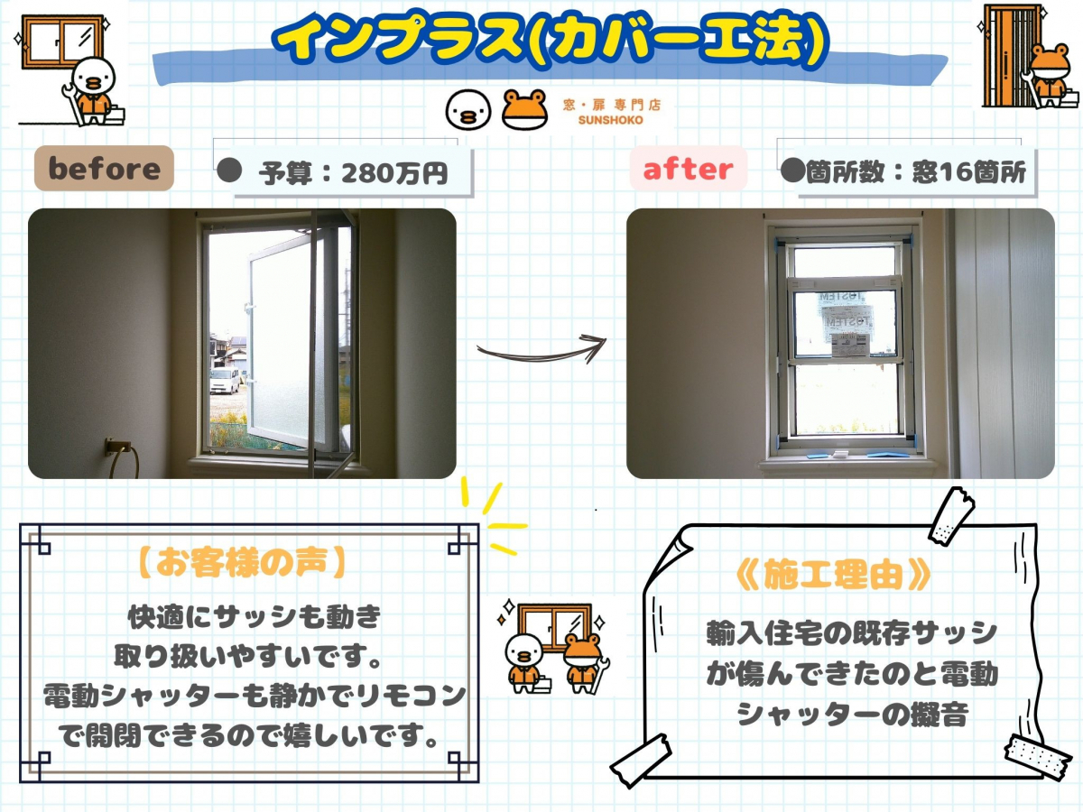 ゼネラルサンホームの今回の施工事例はカバー工法による工事です☺✨ゼネラルサンホームよりの施工後の写真1