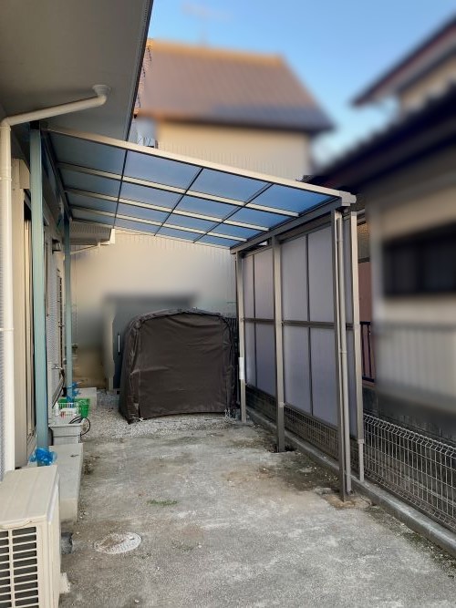 テラス屋根設置 まどありー。太田店のブログ 写真1