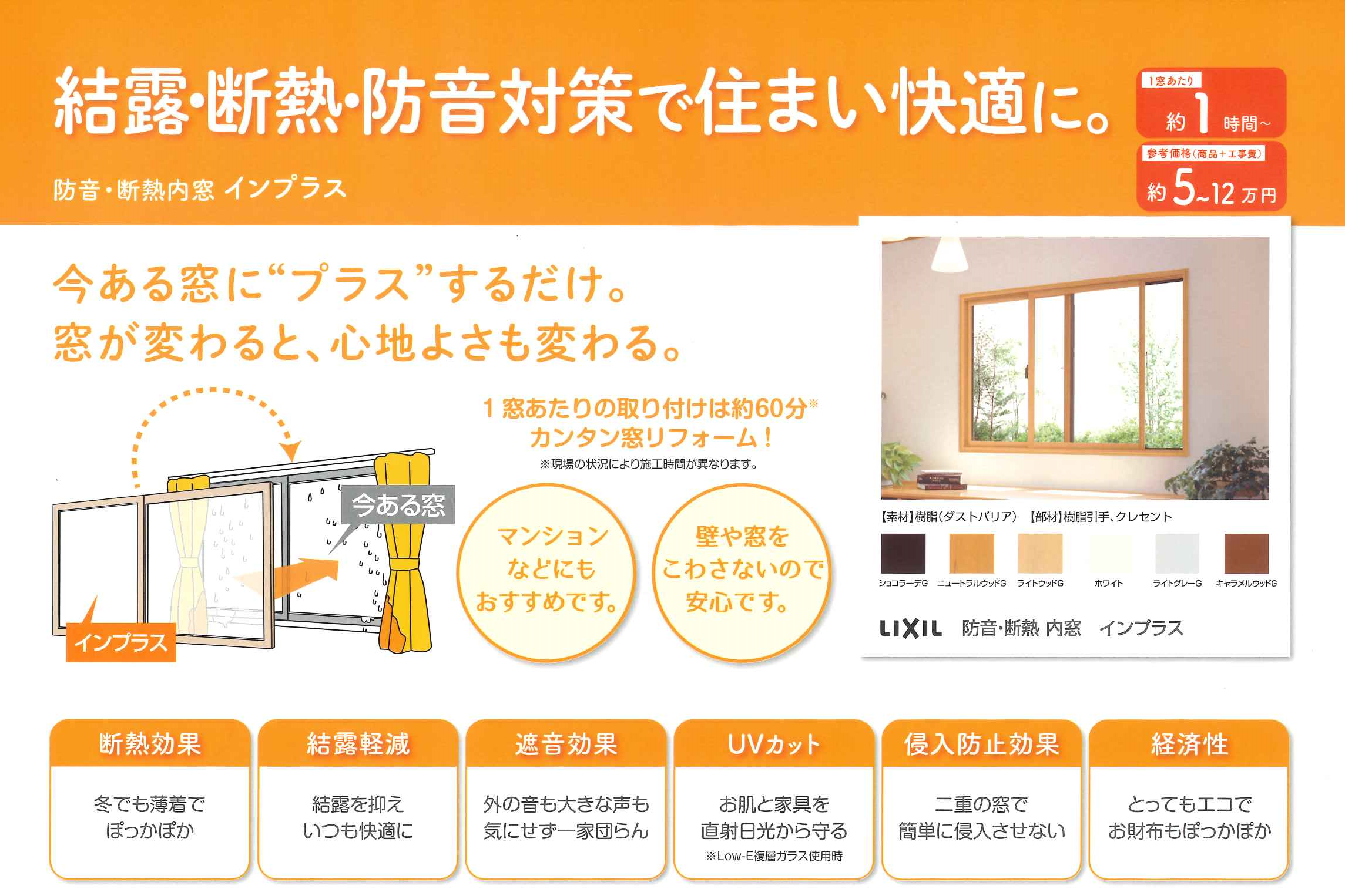 県南サッシトーヨー住器の『インプラス』は、住まいを１年中 心地よく過ごせる快適空間にアップデート。の施工事例詳細写真1