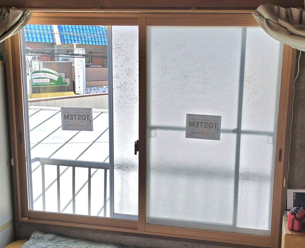 県南サッシトーヨー住器のヒートショックリスク軽減のポイントの1つは『窓』の断熱の施工後の写真1