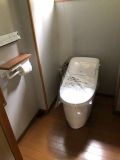 松本トーヨー住器の愛南町　トイレリフォームの施工後の写真1