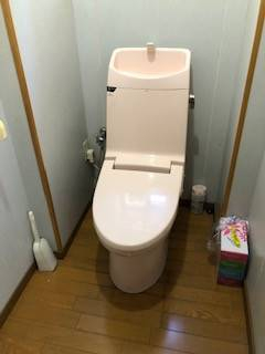 松本トーヨー住器の愛南町　トイレリフォームの施工前の写真1