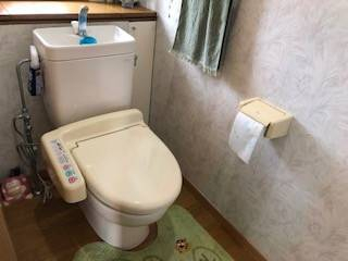 松本トーヨー住器の愛南町　トイレリフォームの施工前の写真1