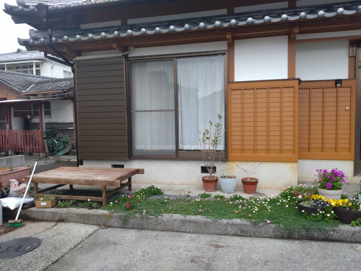 松本トーヨー住器の愛南町　サニージュ取付の施工前の写真1