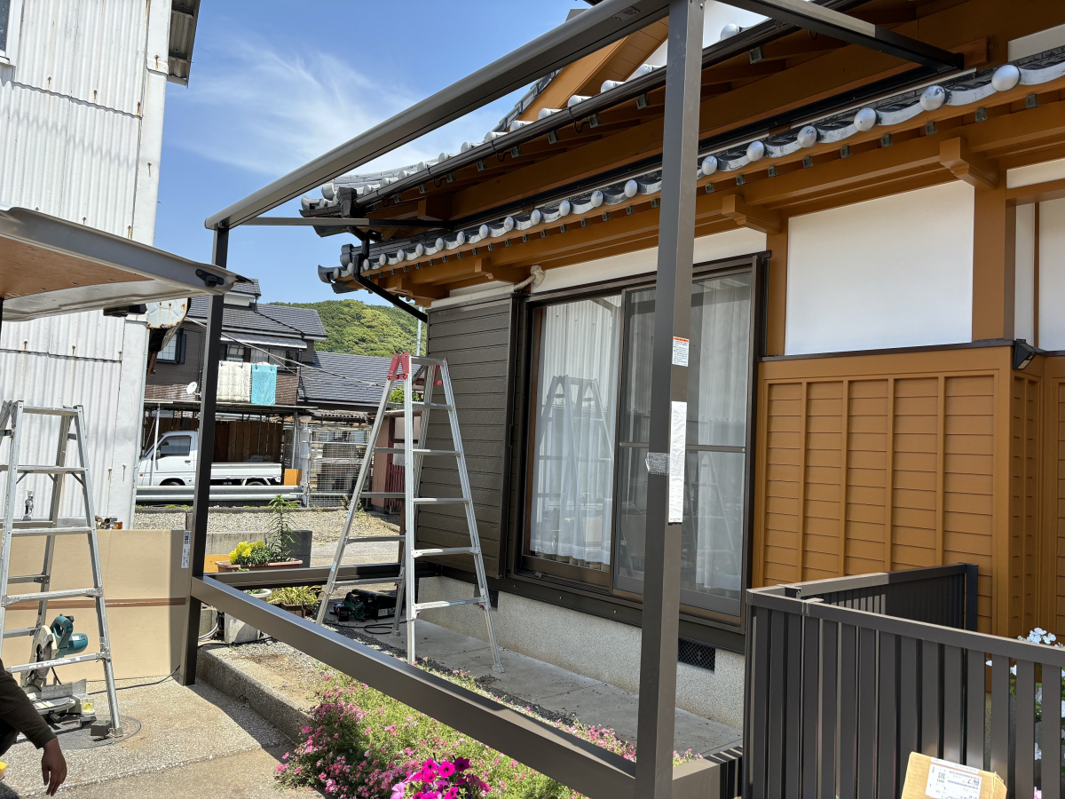 松本トーヨー住器の愛南町　サニージュ取付の施工前の写真2