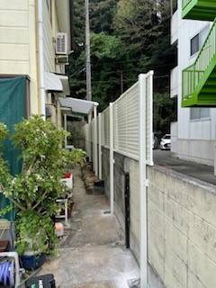 松本トーヨー住器の宇和島市　テラス＆フェンス取付　の施工後の写真1