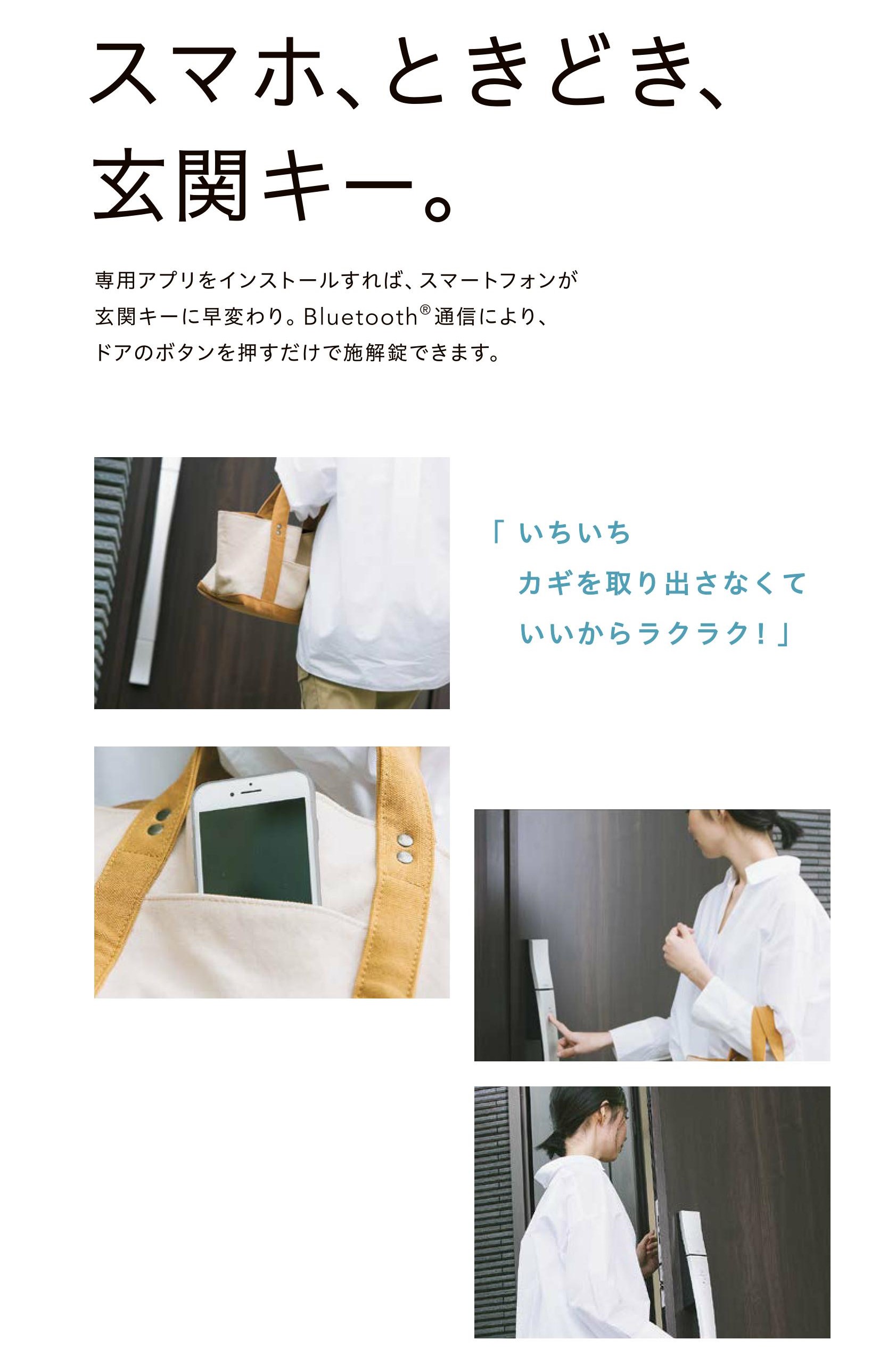 粕谷の栃木県野木町【玄関ドアリフォーム】カギを取り出さなくていいからラクラク！ボタンでピッと施解錠！の施工事例詳細写真2