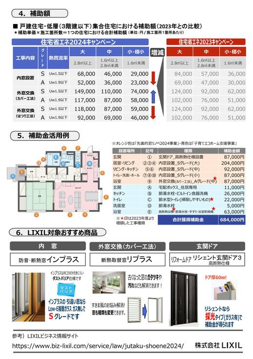 速報第２弾！先進的窓リノベ2024事業の詳細情報が公開されました 粕谷のブログ 写真2