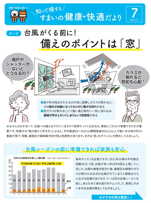 すまいの健康・快適だより【7月号】 米田トーヨー住器のイベントキャンペーン 写真1